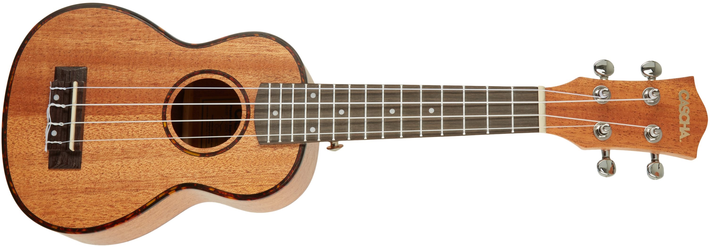 CASCHA HH 2026 Soprano Mahogany Ukulele Sada Ukulele