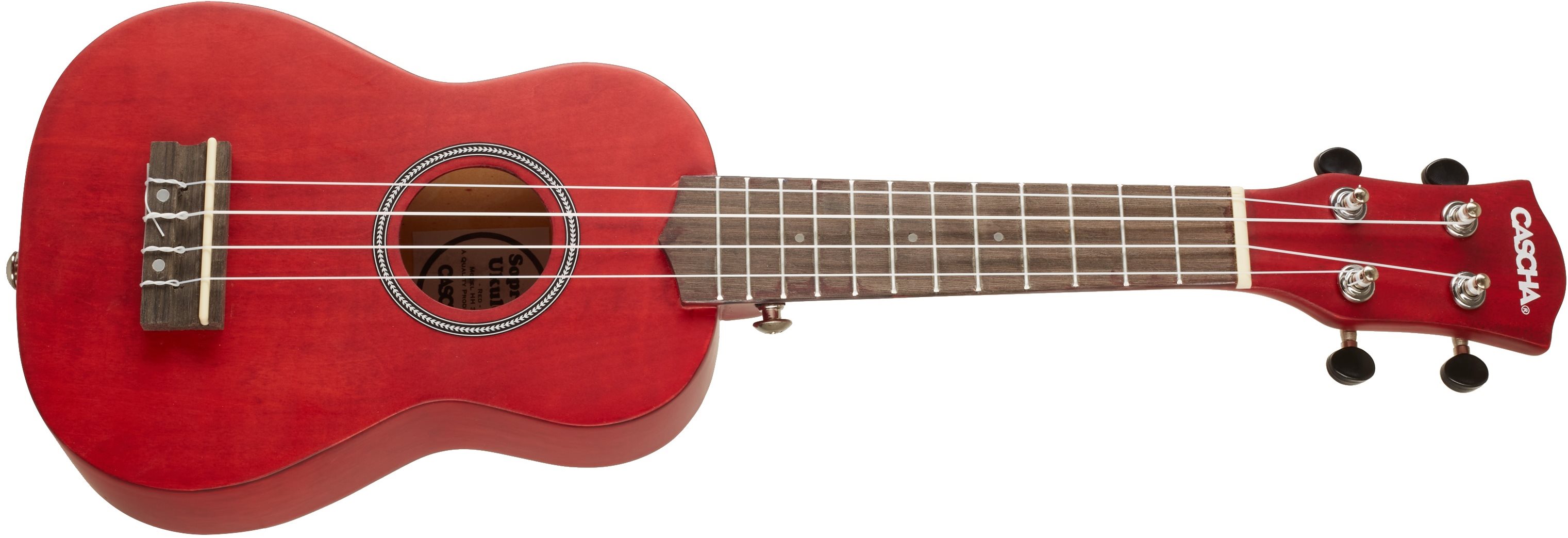CASCHA HH 3961 Soprano Ukulele Red Ukulele