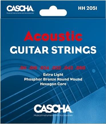 CASCHA Premium Acoustic Guitar Strings Struny