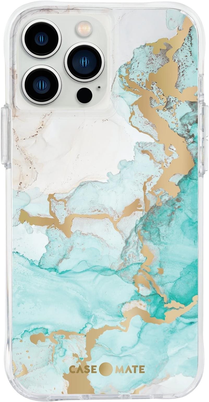 Case Mate Tough Print Ocean Marble iPhone 13 Pro Max iPhone Phone...