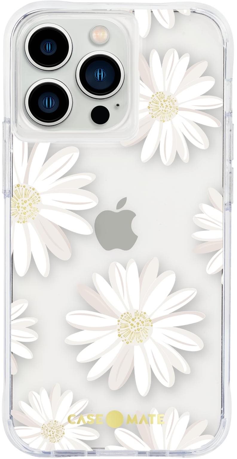 Case Mate Tough Print Glitter Daisies iPhone 13 Pro Phone Cover