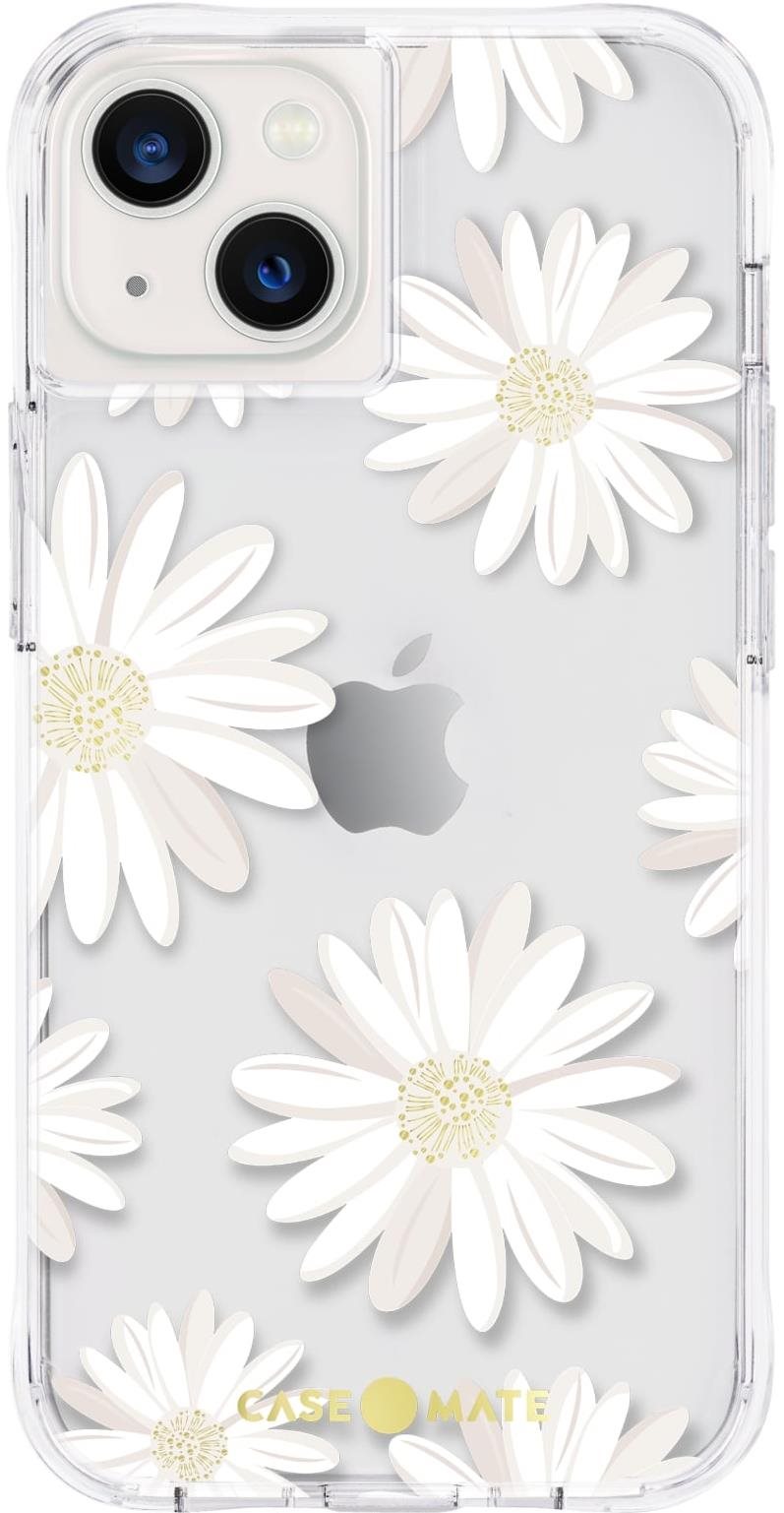 Case Mate Tough Print Glitter Daisies iPhone 13 Phone Cover