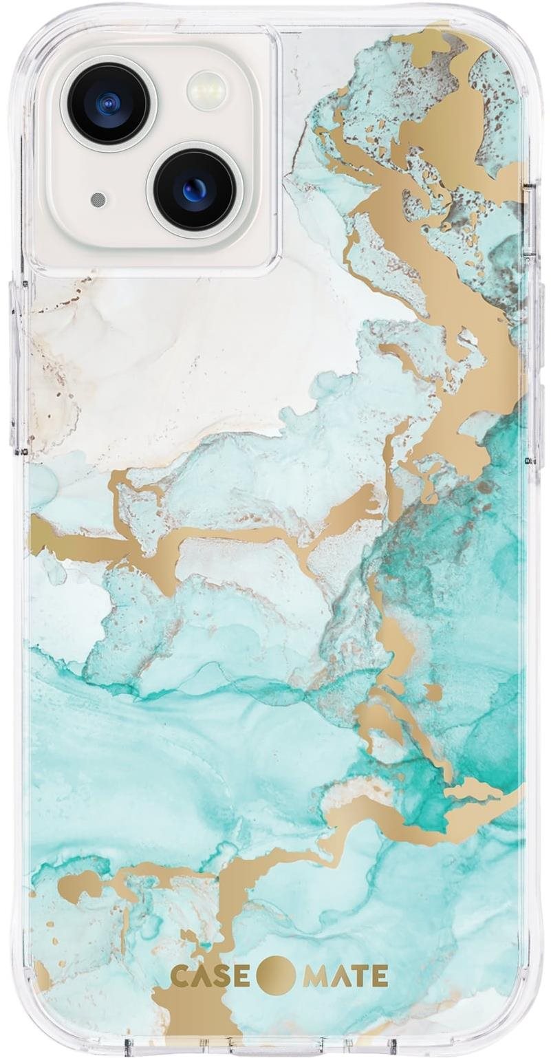 Case Mate Tough Print Ocean Marble iPhone 13 Phone Cover