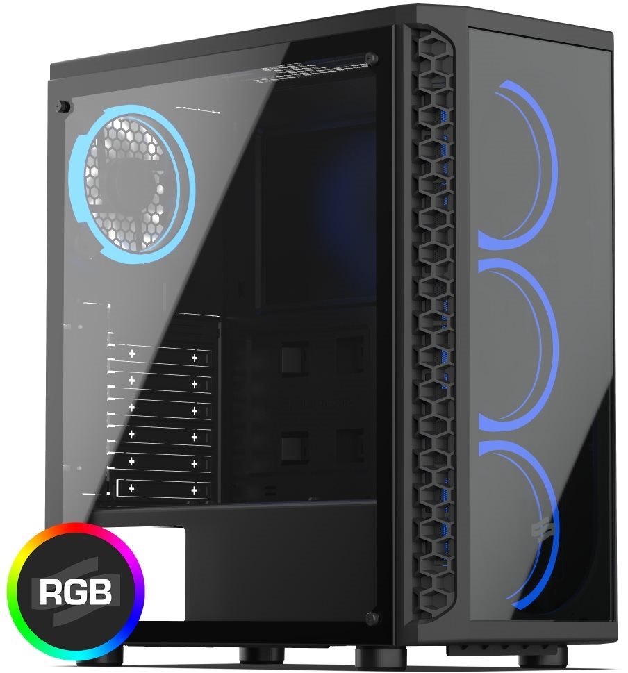 SG SilentiumPC SG1X TG RGB PC Case
