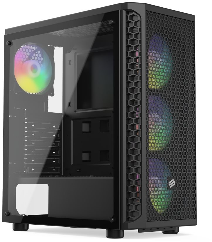 SilentiumPC Signum SG1V EVO TG ARGB Számítógépház
