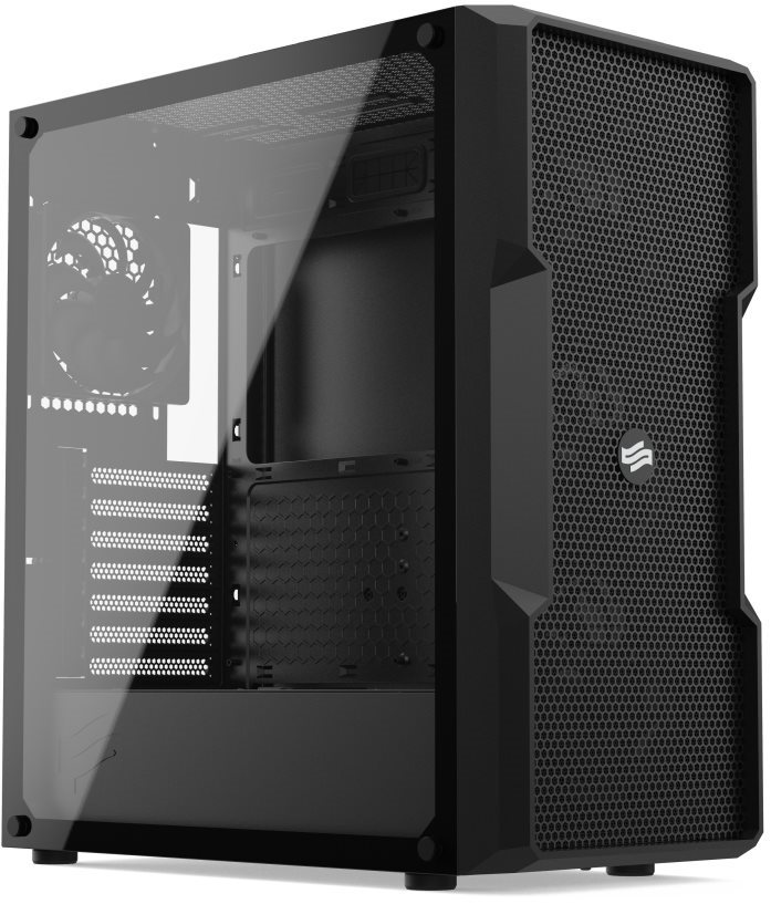 SilentiumPC Regnum RG6V TG Pure Black PC Case