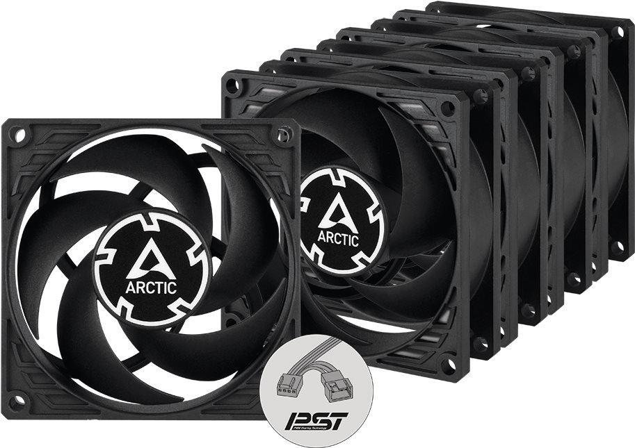 ARCTIC P8 PWM PST Value pack (5db) PC ventilátor