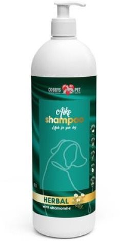 COBBYS PET Aiko herbal shampoo with chamomile 1 l šampón pre psov s...
