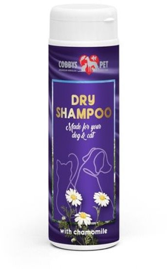 COBBYS PET Dry shampoo dog & cat 100g suchý šampón s harmančekovým...