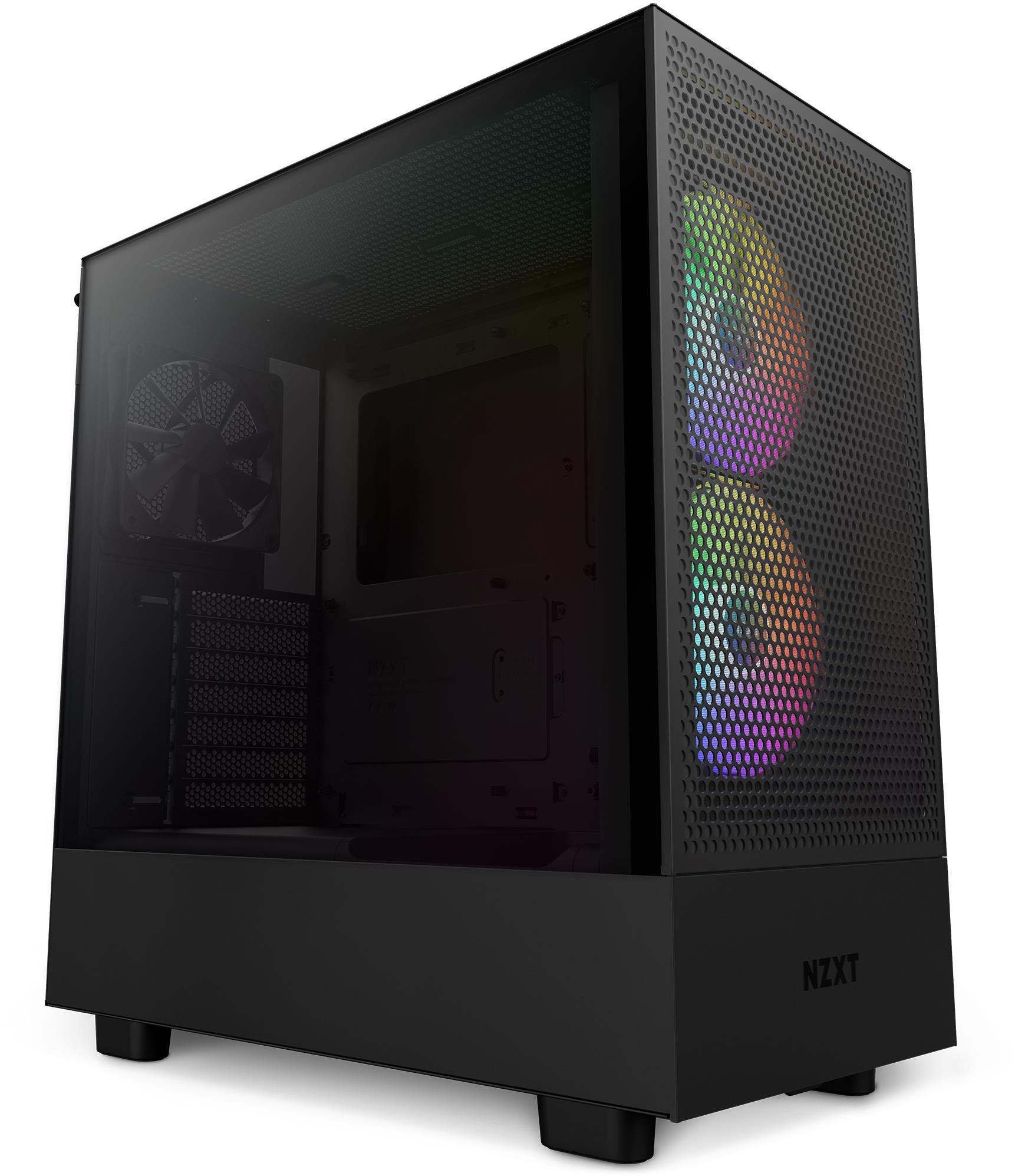 NZXT H5 Flow RGB Black Számítógépház