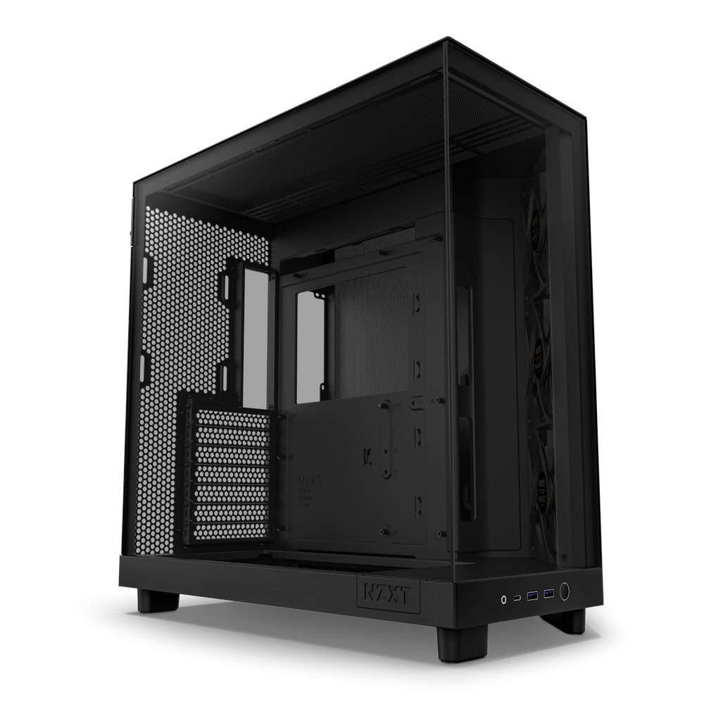 NZXT H6 Flow Black Számítógépház