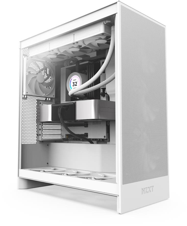 NZXT H7 Flow (2024) All White Számítógépház