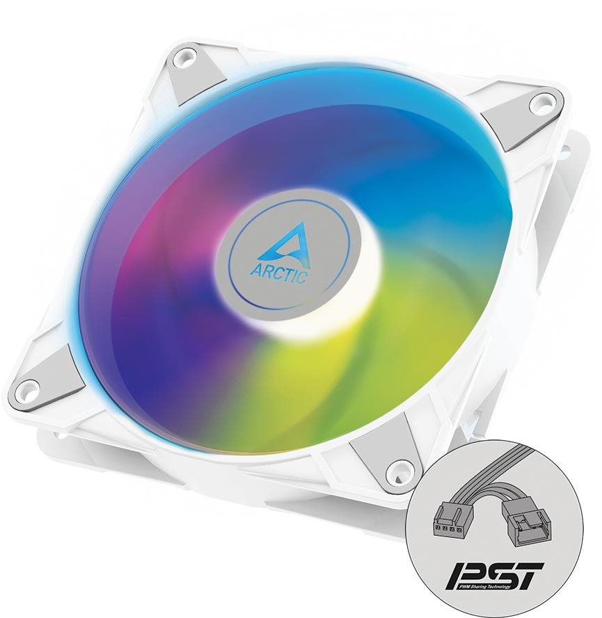 ARCTIC P14 PWM PST A-RGB 0dB White PC-Lüfter