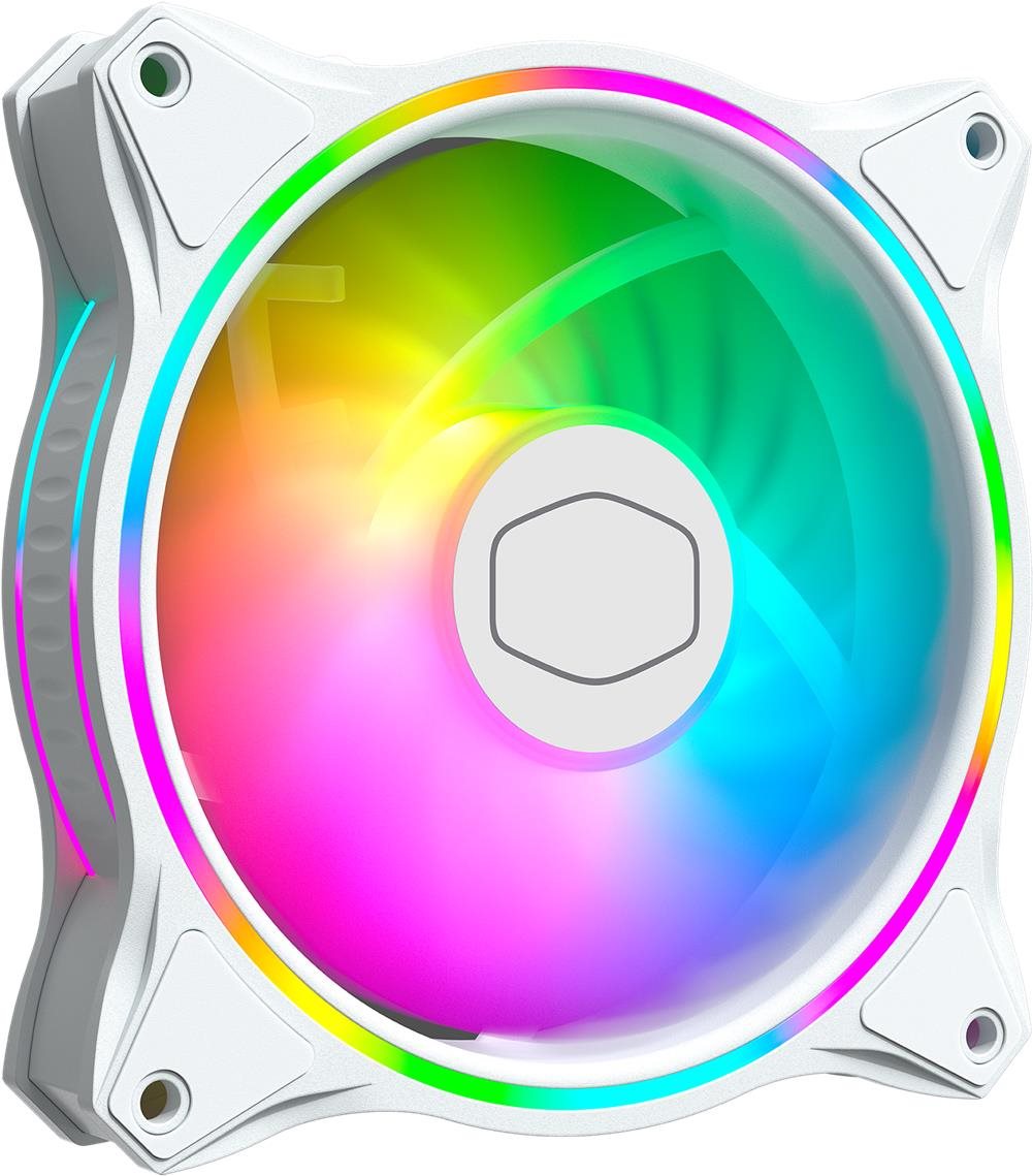 Cooler Master MasterFan MF120 HALO 3in1 White Edition PC ventilátor