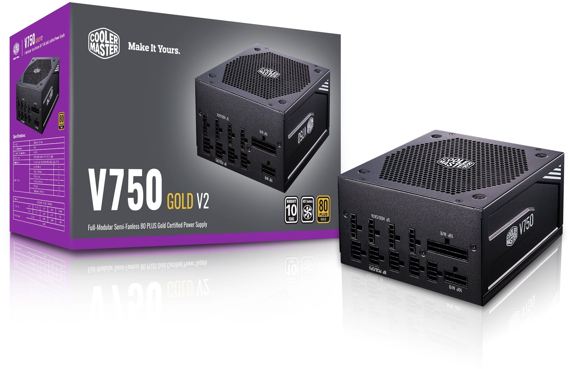 Cooler Master V750 Gold V2 PC tápegység