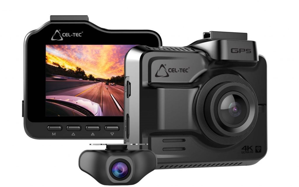 Cel-Tec K4 DUAL GPS Kamera do auta