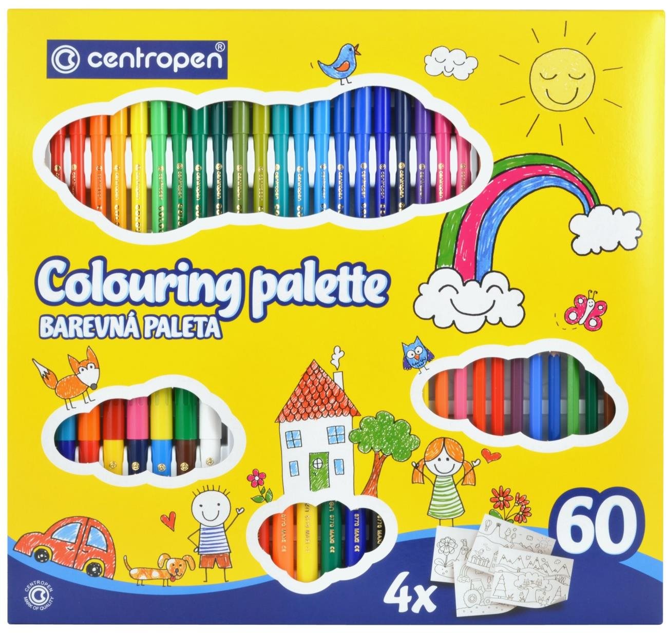 Centropen colouring palette 9396 set Fixky