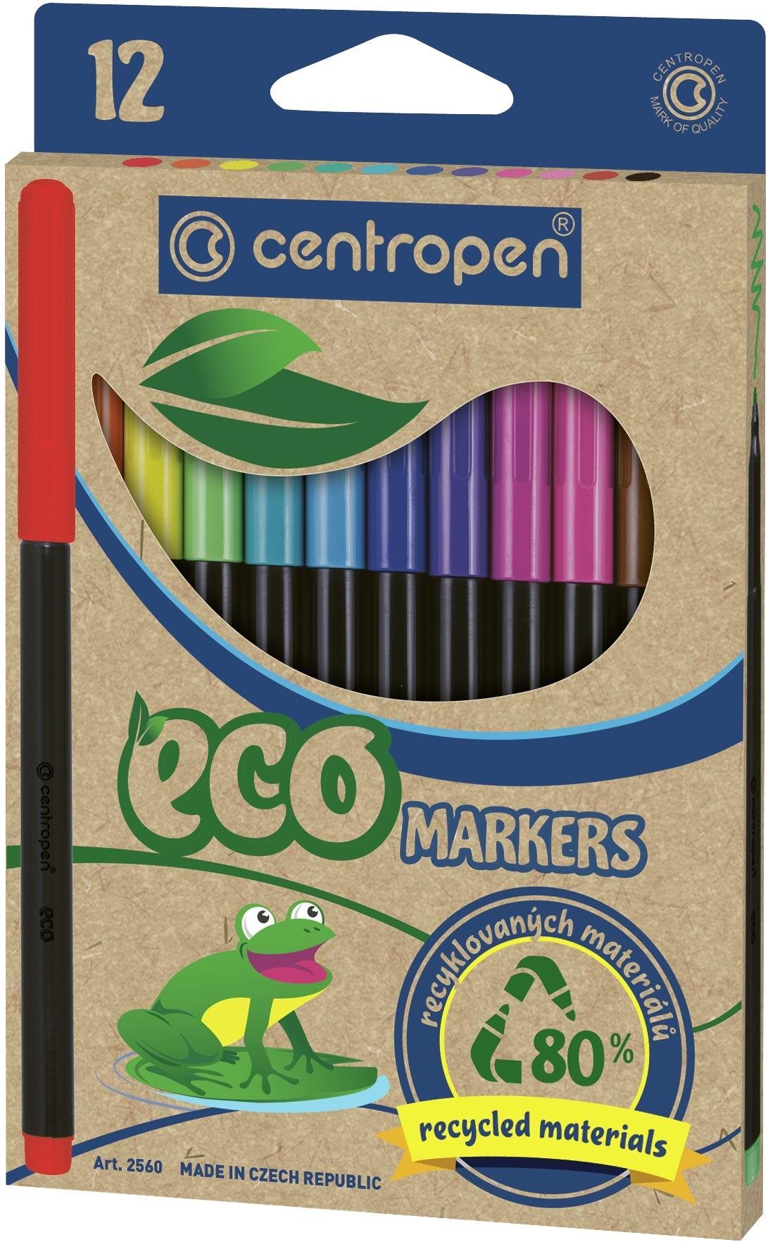 CENTROPEN ECO 2560 12 Stück Filzstifte