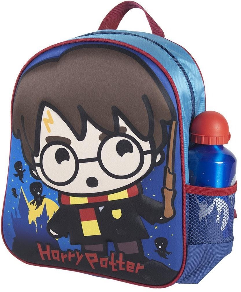 Harry Potter - 3D Motiv - Schulrucksack + Flasche Kinderrucksack