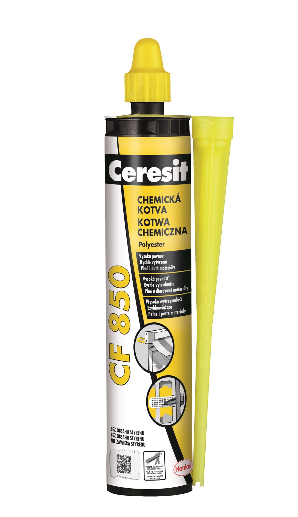 Ceresit Chemická kotva CF 850, 300 ml Chemická kotva