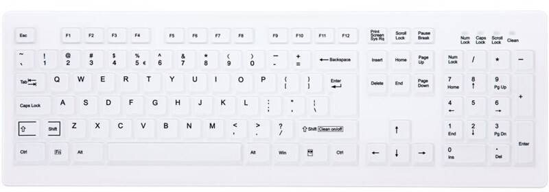 CHERRY AK-C8100F-FUS-W/UK Tastatur