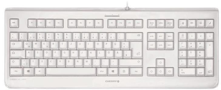 CHERRY KC 1068, weiß - UK Tastatur