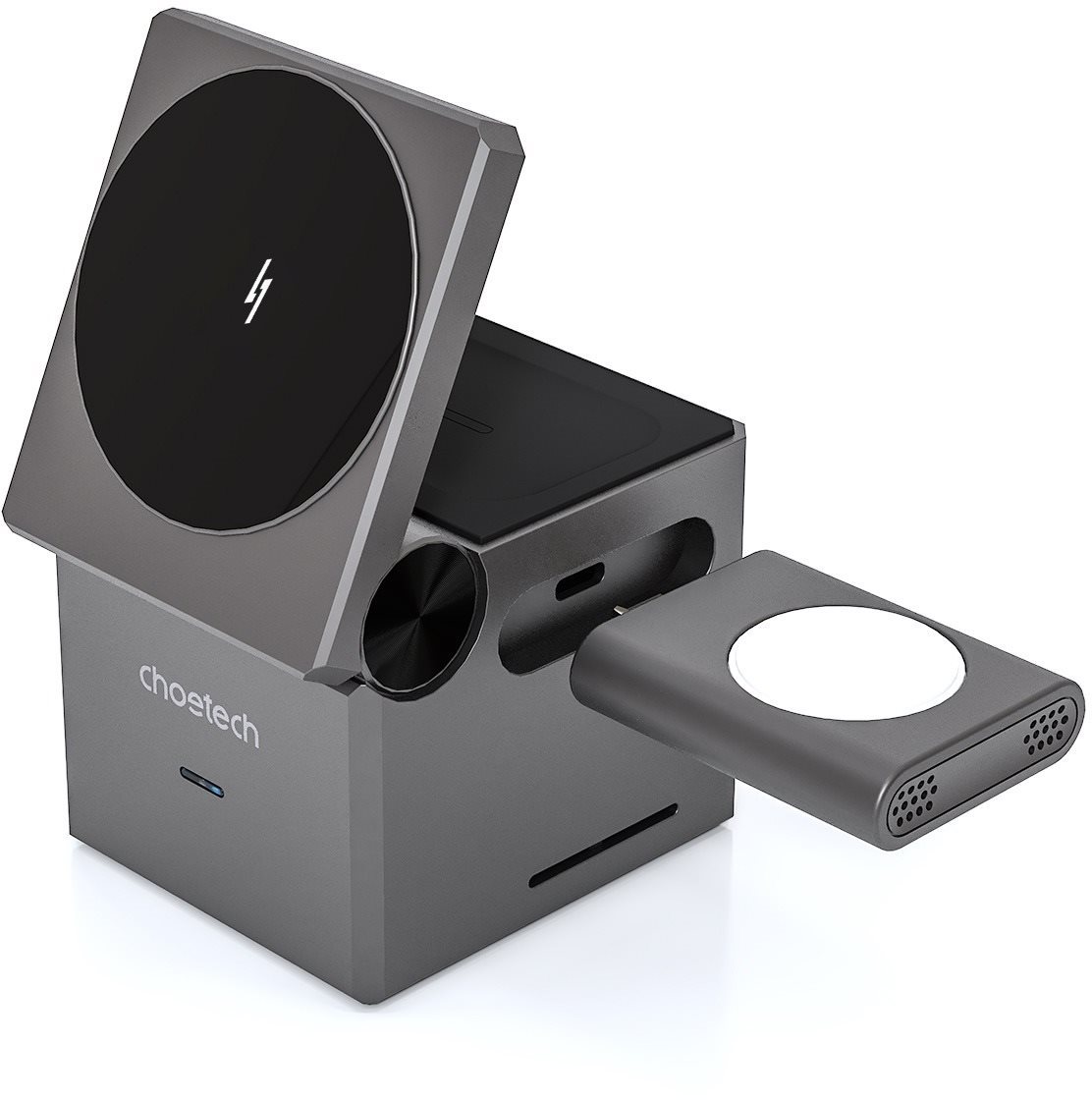 ChoeTech 15W 3in1 Magnetic wireless charger dock Töltőállvány