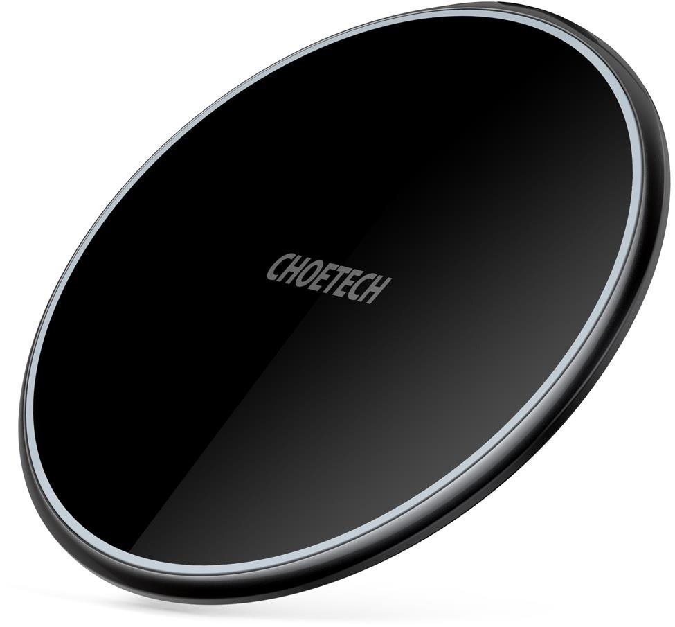 Choetech 15W Super Fast Wireless Charging Pad Black Mirror Style...