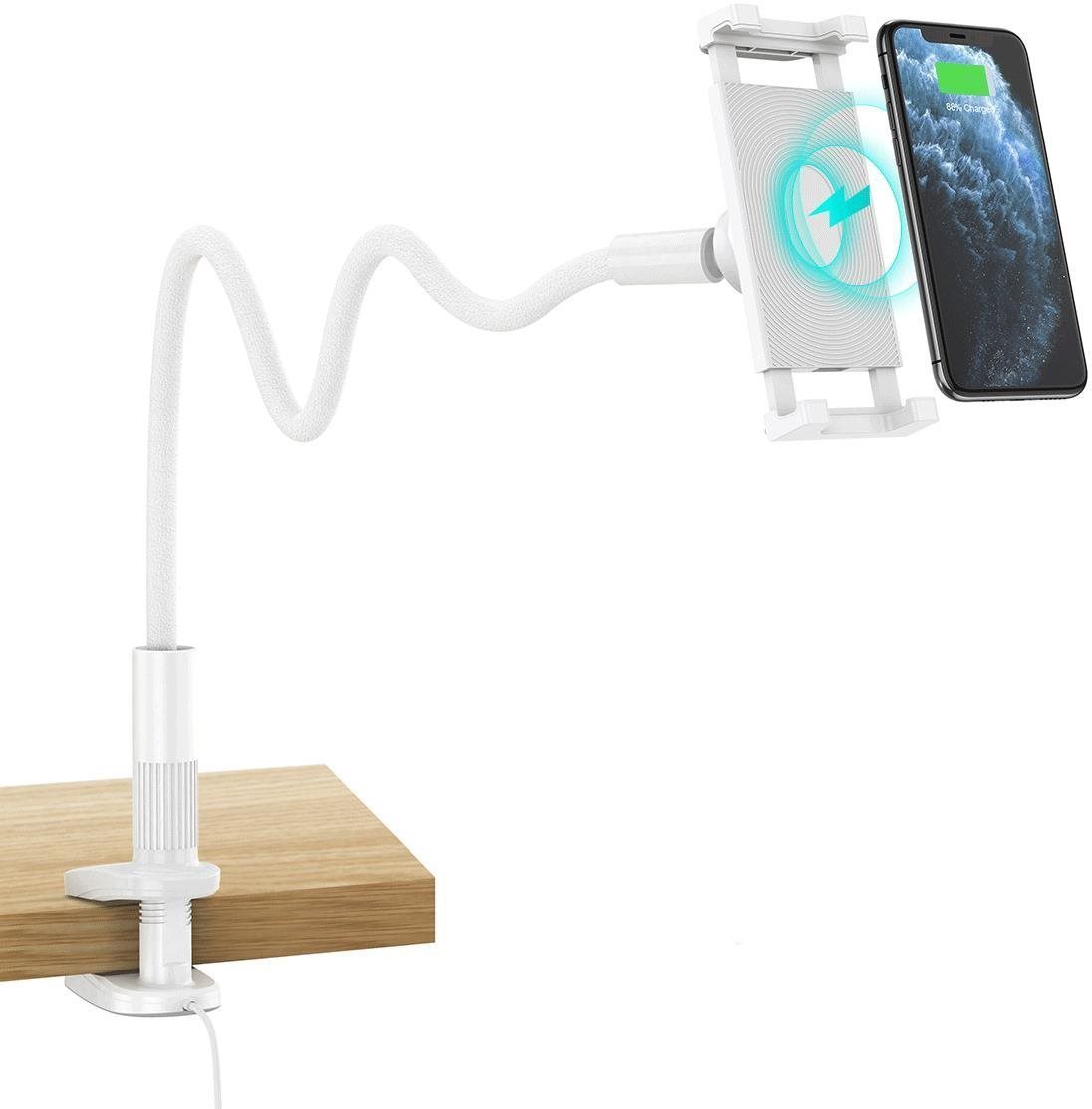 Choetech 2-in-1 Phone Holder with Flexible Long Arm and 15W...
