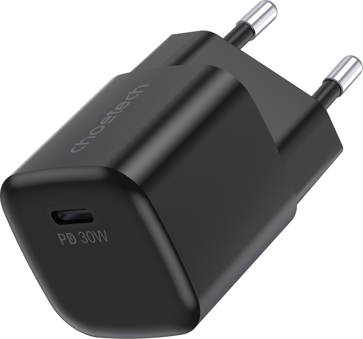 ChoeTech PD30 W GAN USB-C Wall Charger, black Nabíjačka do siete