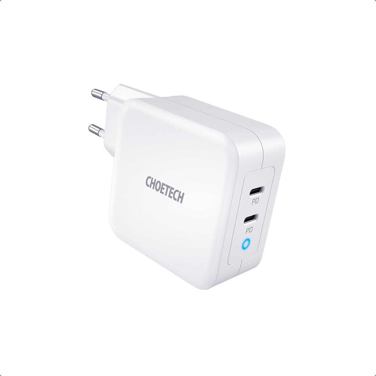 ChoeTech GaN Mini 100W Fast Charger White AC Adapter