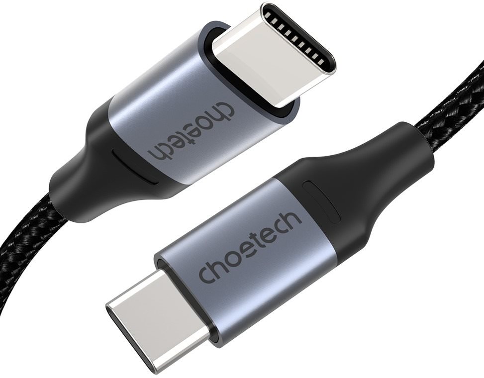 ChoeTech USB-C PD 60W nylon Cable, 2m Datenkabel