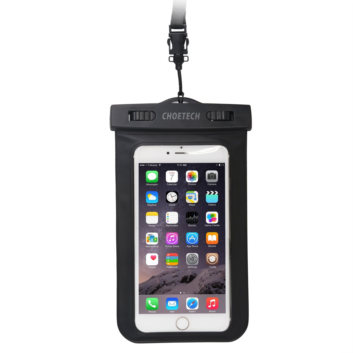 ChoeTech Waterproof Bag for Smartphones Black Puzdro na mobil