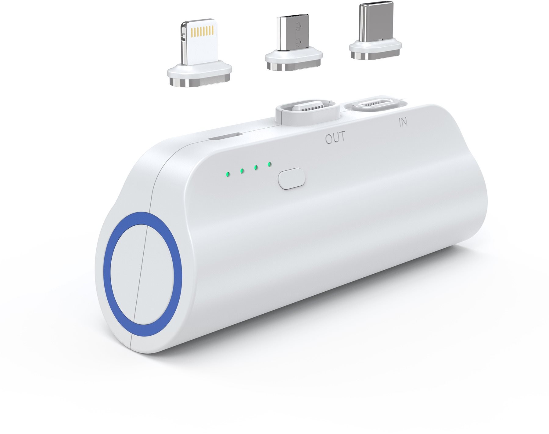 Choetech 3000 mAh Mini Portable Powerbank White Powerbank