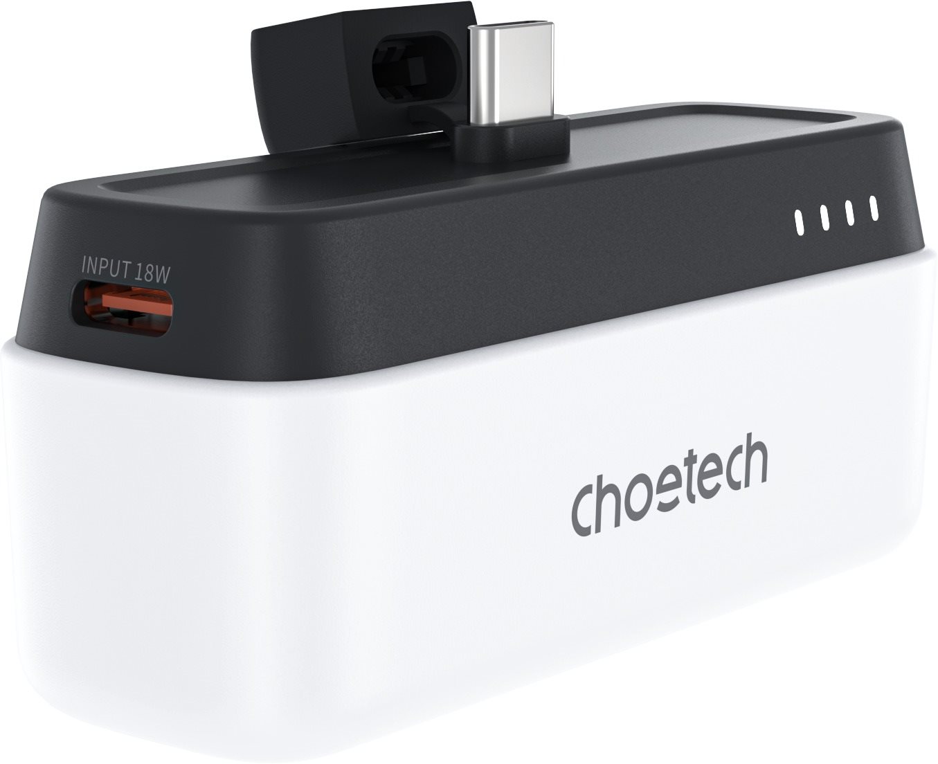 ChoeTech PD20W 5 000 mAh Power Bank with Type C Plug white Powerbank