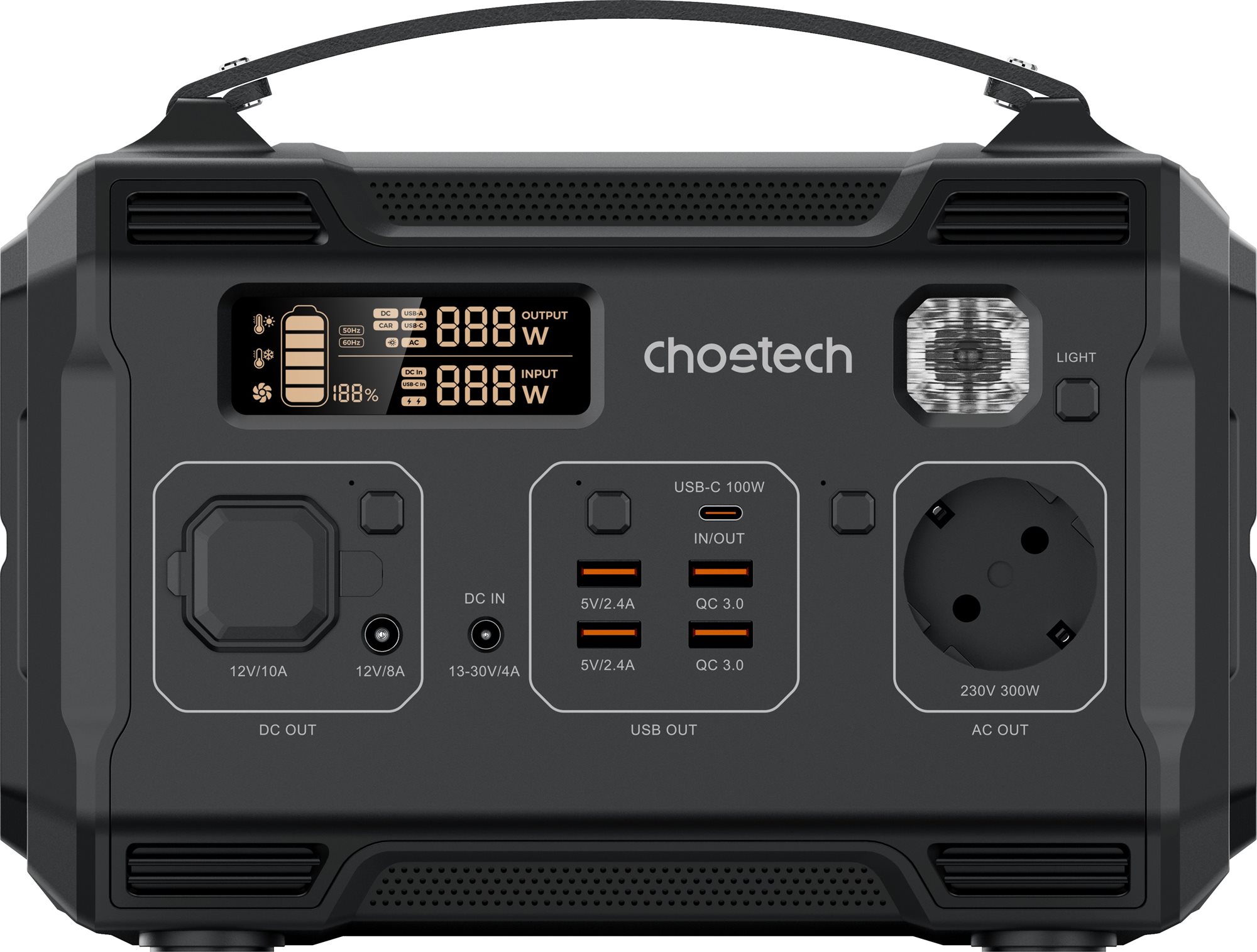 Choetech 300W / 76.800mAh Portable Power Station (2023 model)...