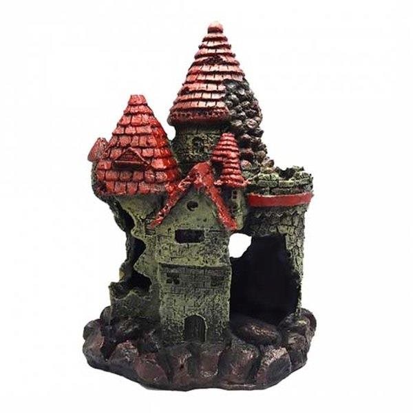 DUVO+ Hrad 17 × 14 × 23 cm Dekorácia do akvária