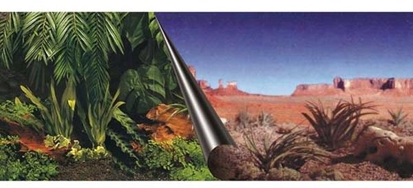 Ebi Photo Decor Jungle Dessert  80 × 40 cm Pozadie do akvária