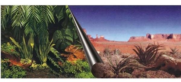 Ebi Photo Decor Jungle Dessert 120 × 50 cm Pozadie do akvária