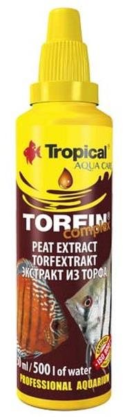 Tropical Torfin Complex 50 ml na 500 l Starostlivosť o akváriovú vodu