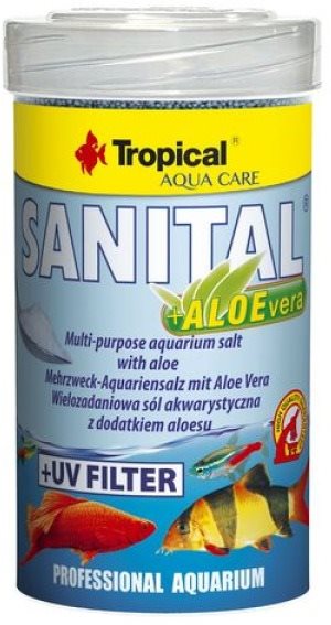 Tropical Sanital Aloe 100 ml 120 g Starostlivosť o akváriovú vodu