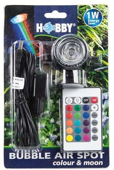 Hobby Bubble Air Spot color & moon vzduchovacia LED lampa 1 W...