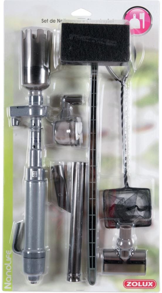 Zolux Cleaning kit: odkaľovač, škrabka na riasy a sieťka na ryby...