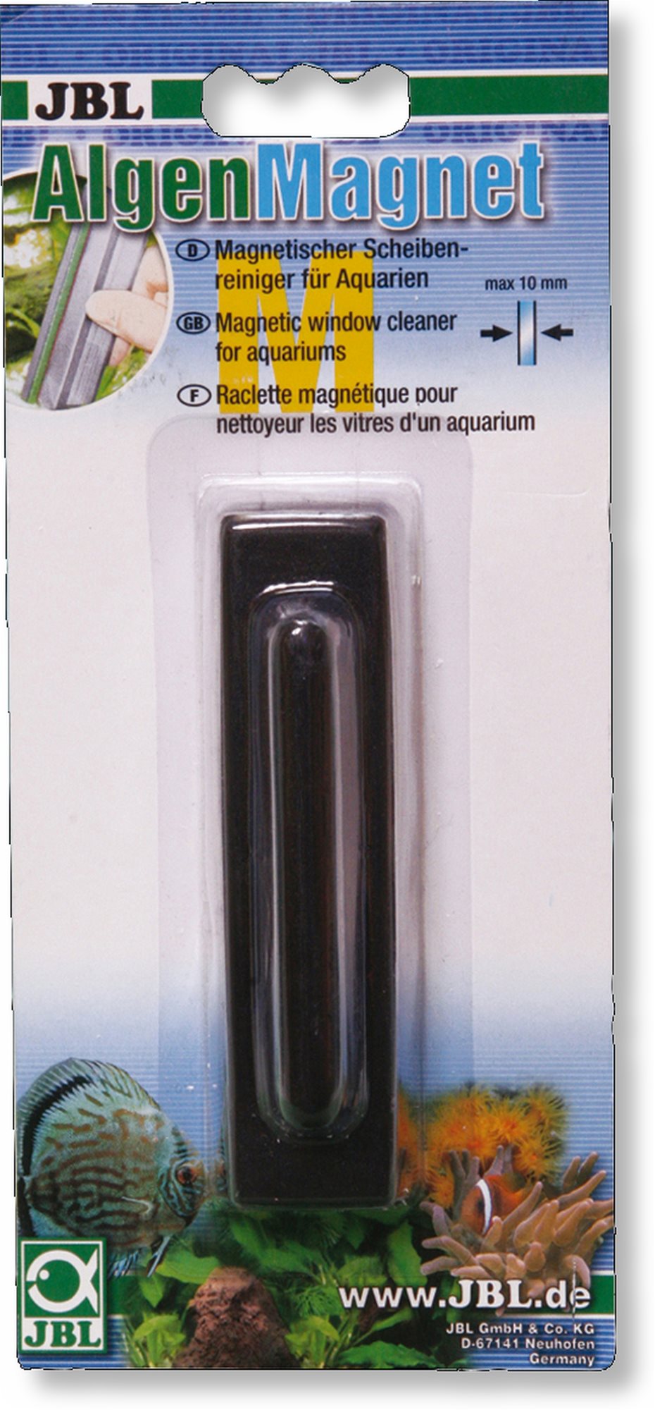 JBL Algenmagnet M čistiaci magnet Akvaristické potreby