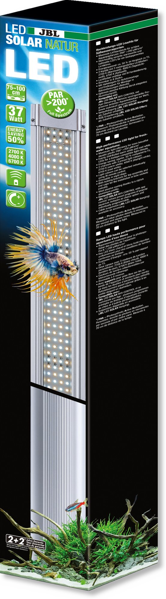 JBL LED Solar Natur 37 W 742 mm Osvetlenie do akvária