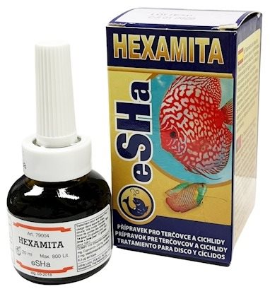 eSHa prípravok Hexamita 20 ml Starostlivosť o akváriovú vodu