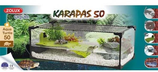Zolux Aquaterrarium 50 × 25 × 20 cm Terárium