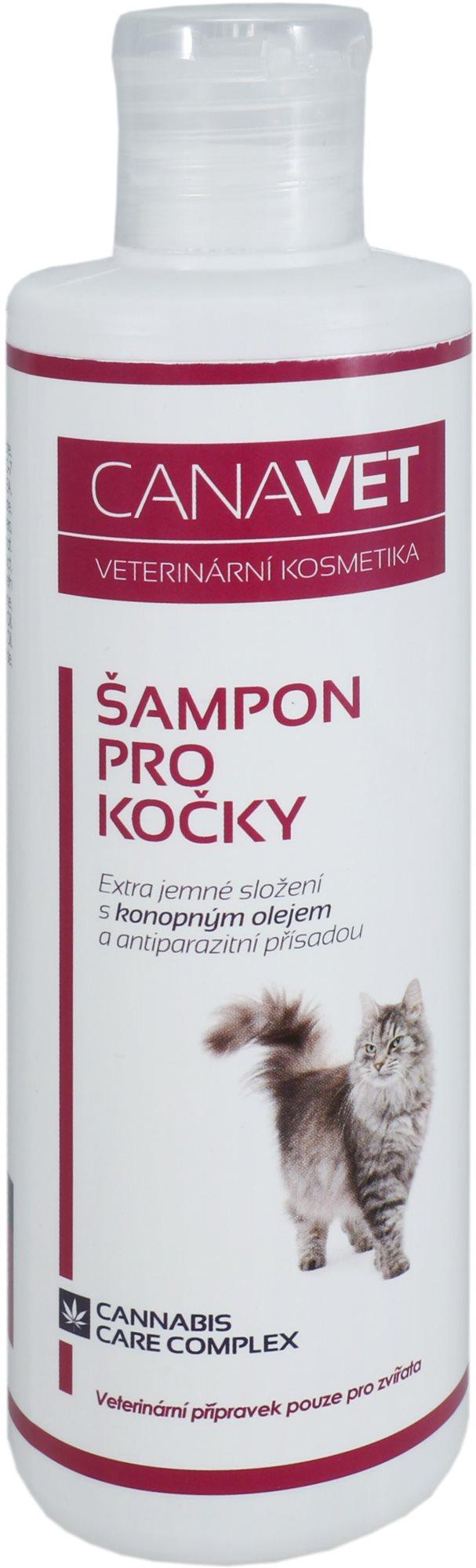 Canavet šampón pre mačky s antiparazitnou prísadou 250 ml...