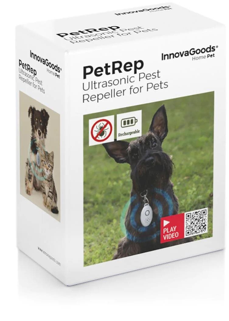 InnovaGoods PetRep ultrazvukový antiparazitný obojok pre maznáčikov...