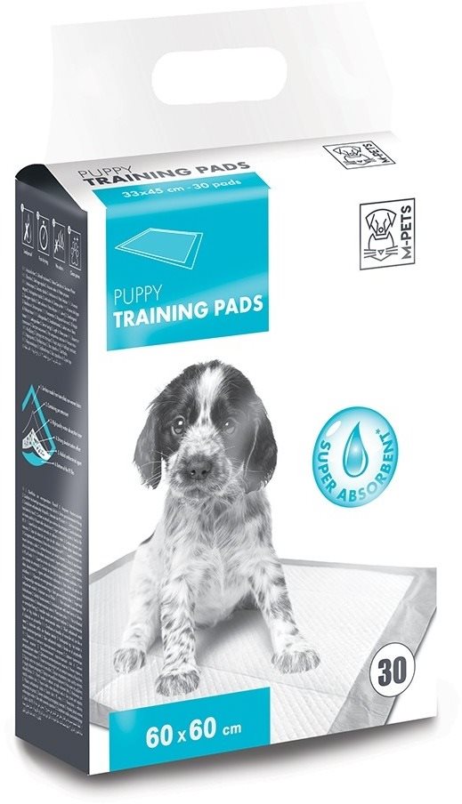 M-Pets Puppy pre šteniatka 60 × 60 cm 30 ks Absorpčná podložka